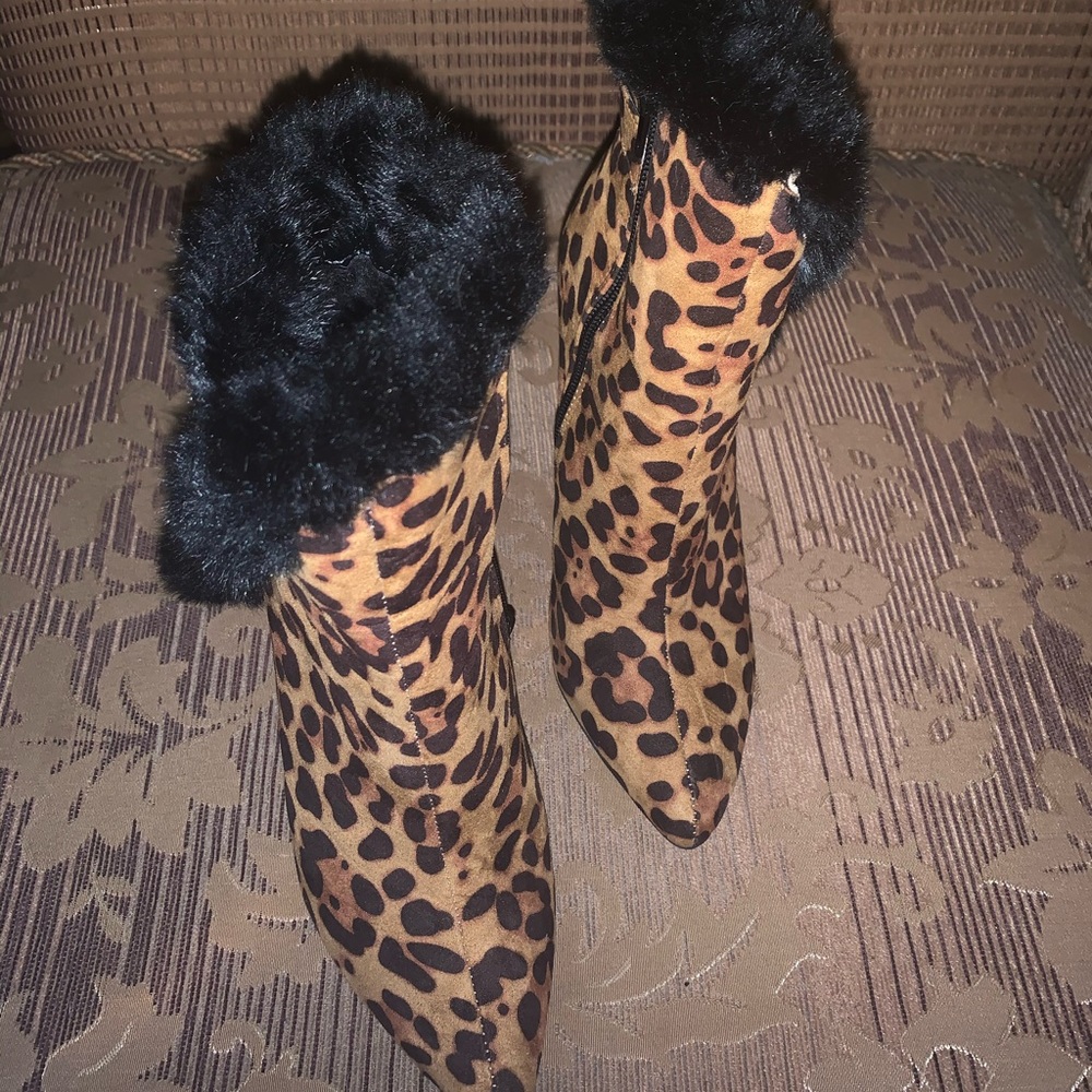 Leopard Print Booties - Picture 3 of 3